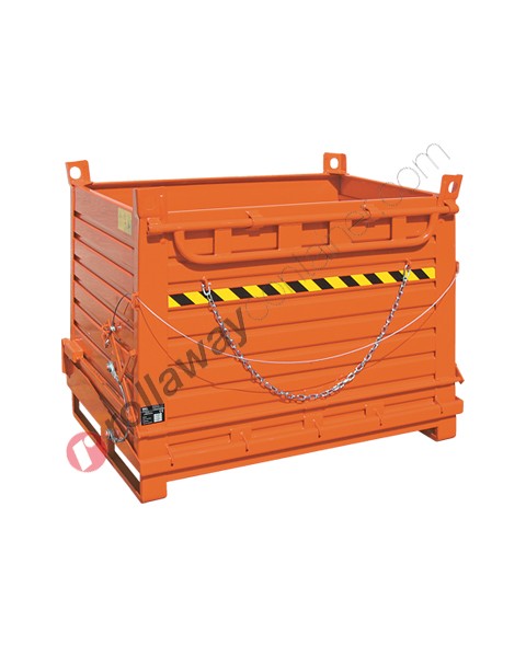 Klappbodenbehälter für stapler mit Einzelboden Kapazität 1300-1400 kg