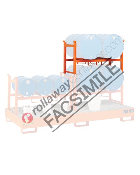 Fassregal 200l Stapelbar aus Stahl mm 835 x 600 H 810 für 1 200-Liter Fass