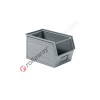 Sichtlagerbox aus Metall mit Griffstange 350/300 x 200 H 200