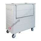 Wäschewagen aluminium für schmutzige 1400 x 760 H 1340