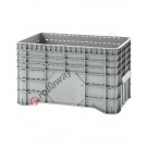 Durchbrochener Palettenbox Kunststoff 1020 x 640 H 580 ab 300 Liter