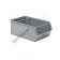 Sichtlagerbox aus Metall mit doppelter Griffstange 500/450 x 300 H 200