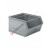 Sichtlagerbox aus Metall mit doppelter Griffstange 520/450 x 450 H 300