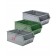 Sichtlagerbox aus Metall mit doppelter Griffstange 700/630 x 450 H 300 