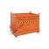 Klappbodenbehälter für stapler mit Einzelboden Kapazität 1300-1400 kg orange