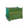 Klappbodenbehälter für stapler mit Einzelboden Kapazität 1300-1400 kg grün