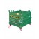 Klappbodenbehälter für stapler mit Einzelboden und Rädern Kapazität 1350 kg grün