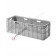Palettenbox Kunststoff 1190 x 490 H 370 mittlerer 180 Liter mit durchbrochenen Wänden