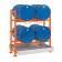 Fassregal 200l Stapelbar aus Stahl mm 1500 x 700 H 850 für 2 200-Liter Fässer