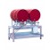 Fasspalette Stapelbar aus Verzinkt Stahl mm 1170 x 750 H 360 für 2 200-Liter Fässer